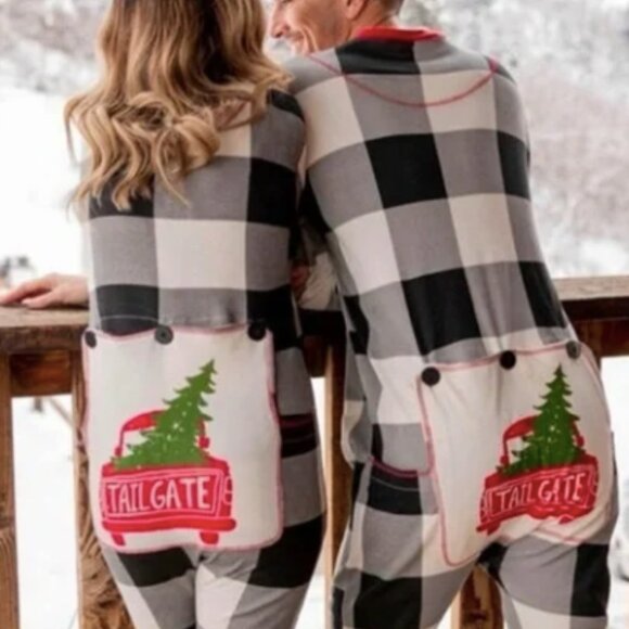 Lazy One Adult Onsie Flapback PJ's - Picture 1 of 15